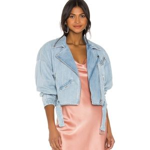 LAMARQUE Dylan Denim Jacket in Light Blue